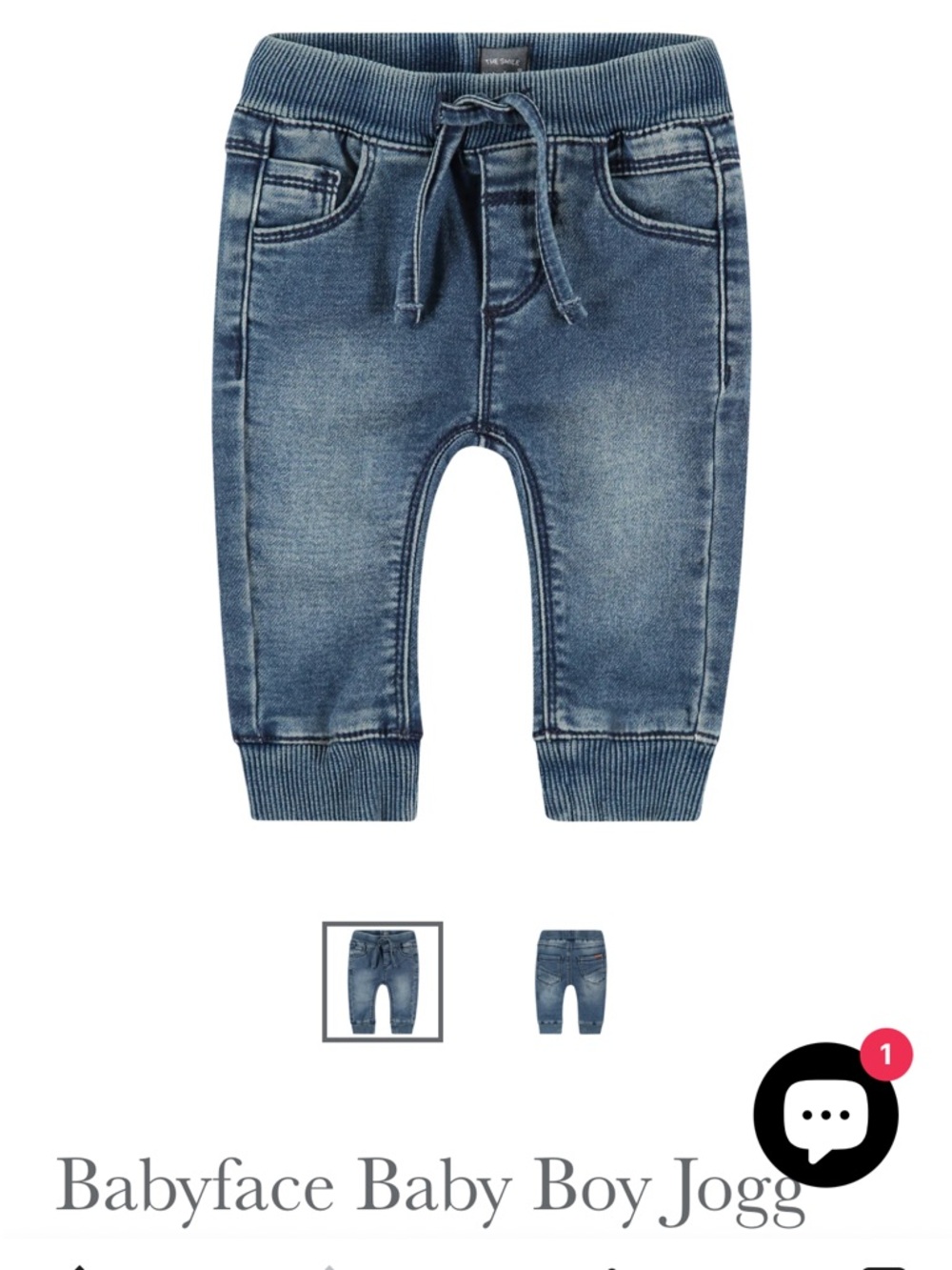 NWT Babyface Baby Boy Jogg Denim Jeans Size 6 Months